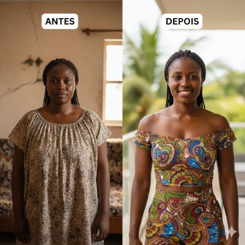 Transformação Antes e Depois - Resultados Reais